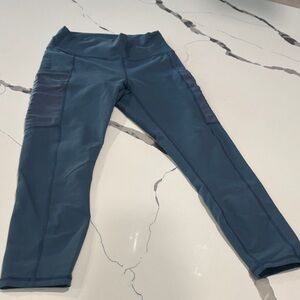Fabletics PowerHold Blue Leggings